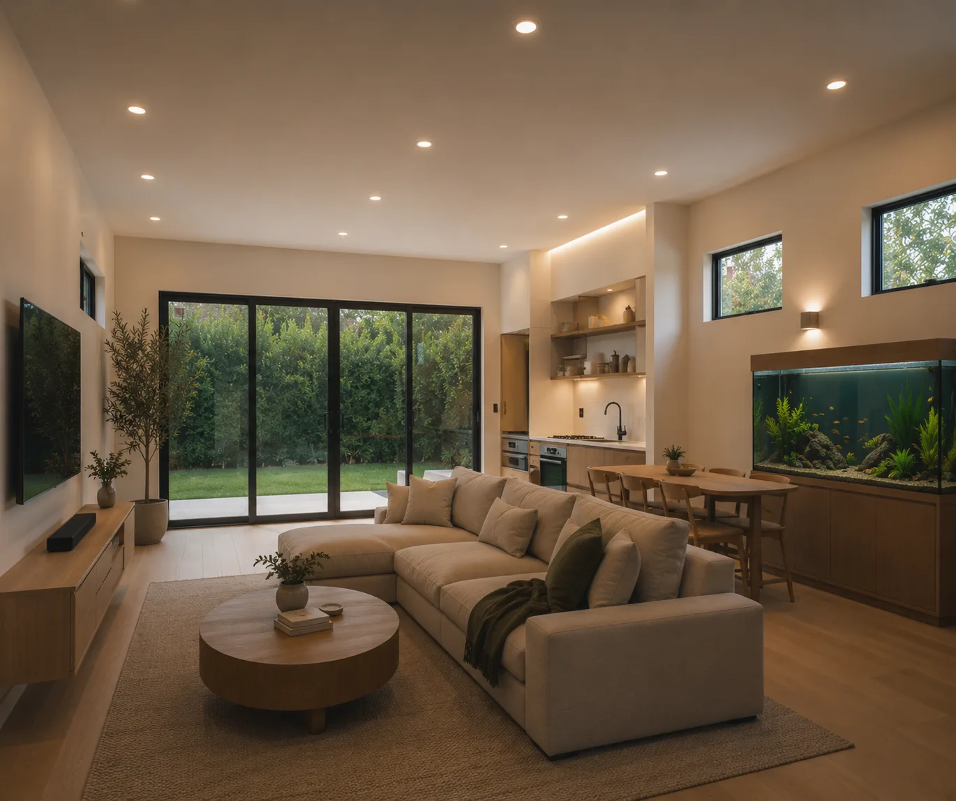 Completed ADU interior living space