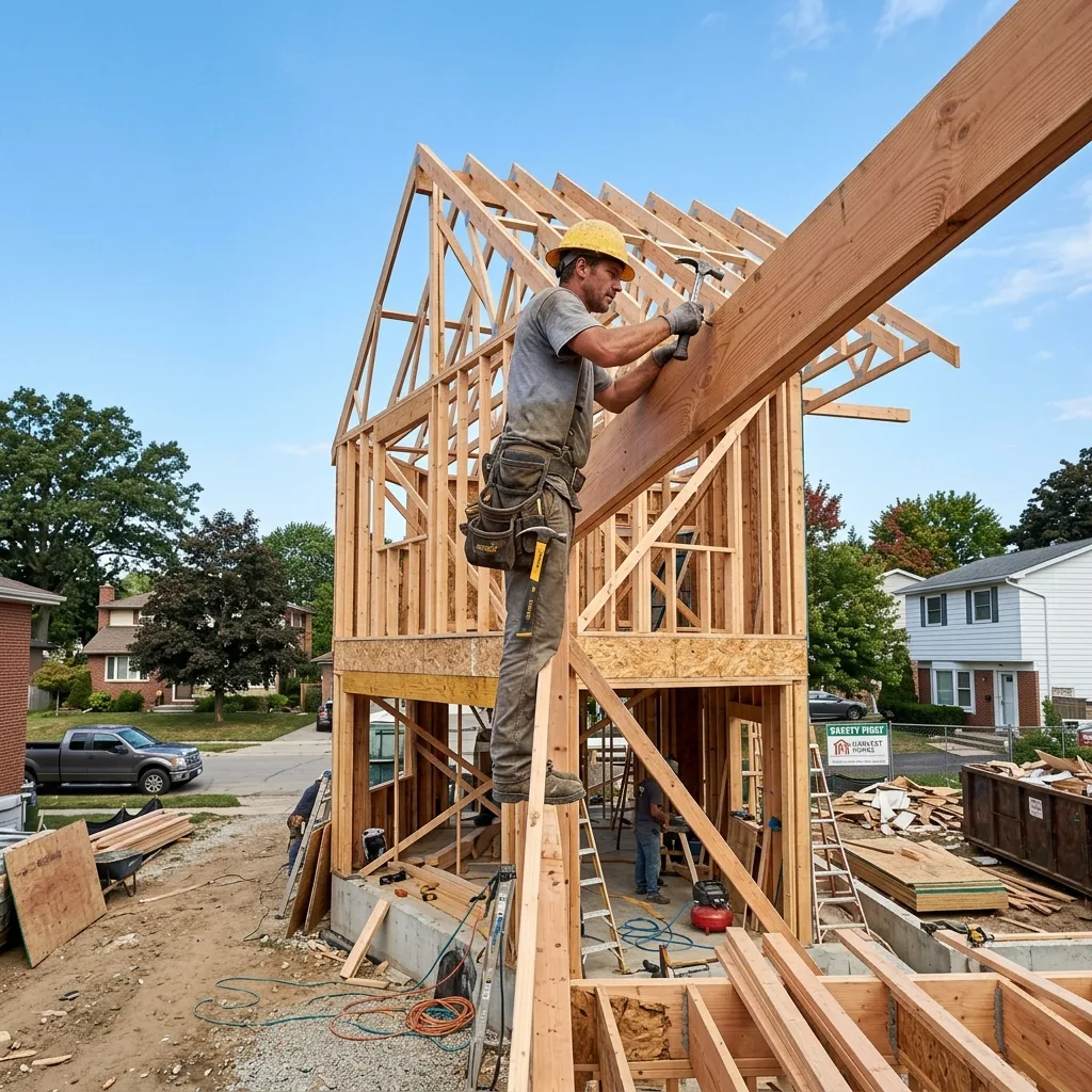 Active home framing and structural rebuild